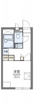 レオパレス大崎の間取図