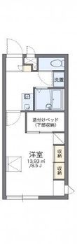 レオパレス島上の間取図