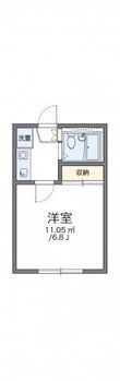 レオパレス松田の間取図