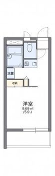 レオパレス熊野の間取図