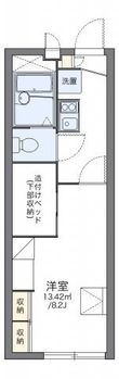 レオパレスファインコート鈴蘭台の間取図
