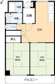 マルヤマハイツの間取図