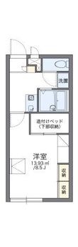 レオパレス島上の間取図
