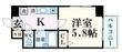 ブロスコート六甲Ⅱの間取図