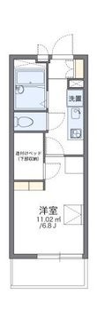 レオパレス青渓の間取図