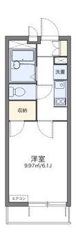 レオパレストライズ2の間取図