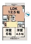 大沢マンションの間取図