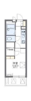 レオパレス都賀川の間取図