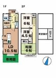 タウンハウス伊川谷の間取図