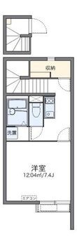 レオネクストディアベルジュⅠの間取図