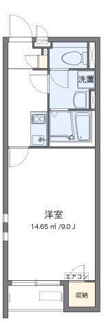 拡大写真:クレイノ三木SK 2階201の間取り