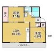 ドミールサニー君影２号棟の間取図