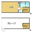 (仮称)東灘高架下ガレージハウスの間取図