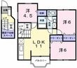 アンソレイエの間取図