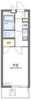 レオパレスエミネンス28の間取図
