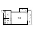 風早ハイツの間取図