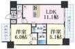 写真:プレサンス新神戸駅前 12階1201の間取図