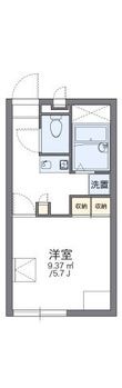 レオパレスみやびの間取図