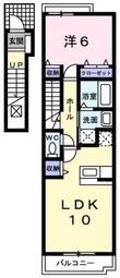 フラン　カルムの間取図