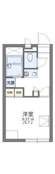 レオパレスカリヨ尼崎の間取図