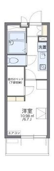 レオパレスシャンテ本町の間取図