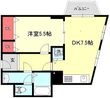 ラムール鈴蘭台の間取図