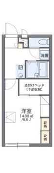 レオパレスグランパルティータⅡの間取図