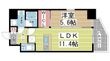 プレジオ神戸WESTの間取図