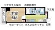 写真：u-ro湊川公園前4階の間取図
