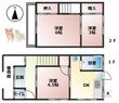 城が山5丁目テラスハウスの間取図