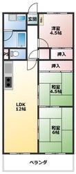 サンハイツ土山明石市二見町西二見の間取図