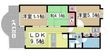 ベルレコルテ浜辺の間取図