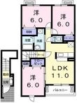 サンリットガーデンハウスNの間取図