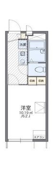 レオパレスニシスズランの間取図