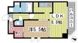 S-RESIDENCE神戸磯上通の間取図