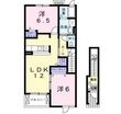 メゾンＨ．Ｋ．Ⅲの間取図