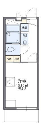 拡大写真:レオパレスカサグランデ 1階103の間取り