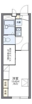 レオパレスファインコート鈴蘭台の間取図