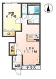 レガーロ三木の間取図