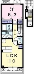 イーストブルーの間取図