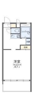 レオパレスPeal Squareの間取図