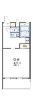 レオパレスPeal Squareの間取図
