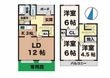 タウンハウス久兼の間取図