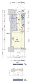 プレサンス三宮東フィールの間取図