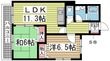 パレシェール霞ヶ丘の間取図