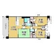 ビスタグランデ神戸星陵台A棟の間取図