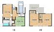 北舞子1丁目貸家の間取図