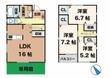 レリアコートの間取図