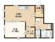 ルシェール東難波Ⅱの間取図