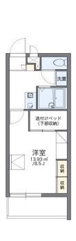 レオパレス島上の間取図